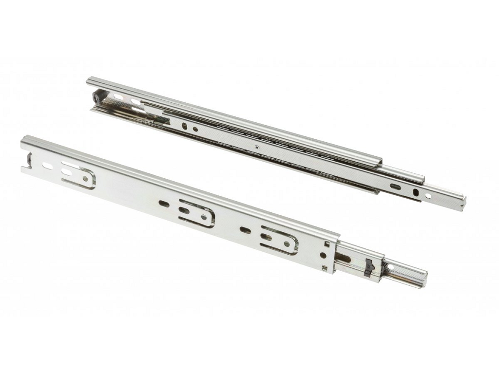 Guide con Sfere per Cassetto Estrazione Totale 30h Portata kg.15 Zincato varie lunghezze  | GTV - immagine 1
